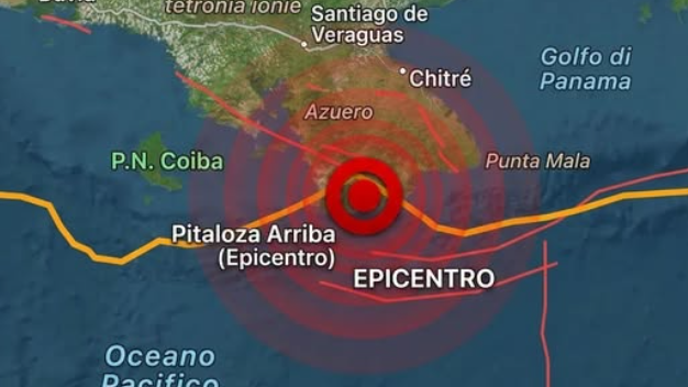 Terremoto di magnitudo 7.6 a Panama: diramato allarme tsunami