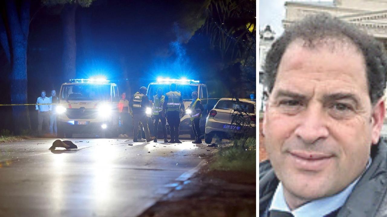 
	Il luogo dell'incidente (foto Stick) e la vittima, Gabriele Menci&nbsp;

