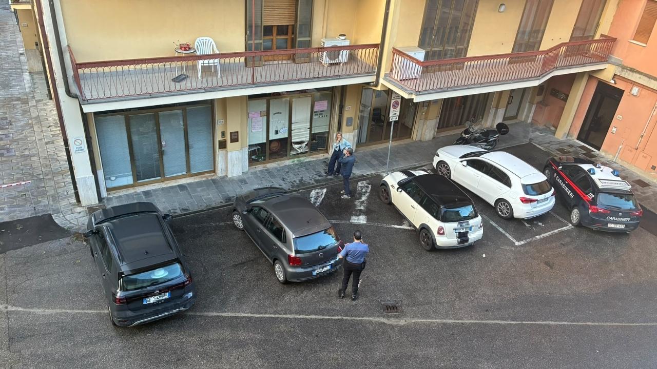 I carabinieri in via Rovai 