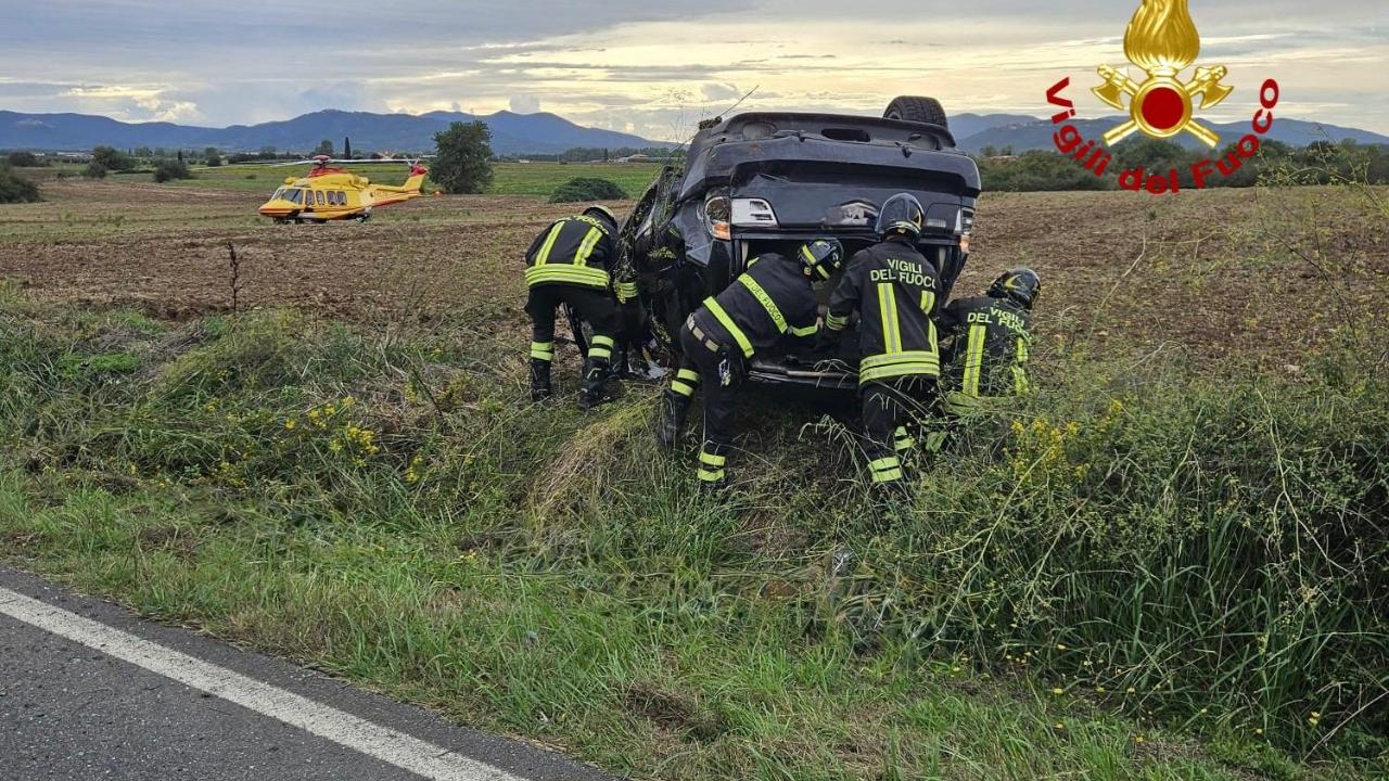 L'auto coinvolta nell'incidente