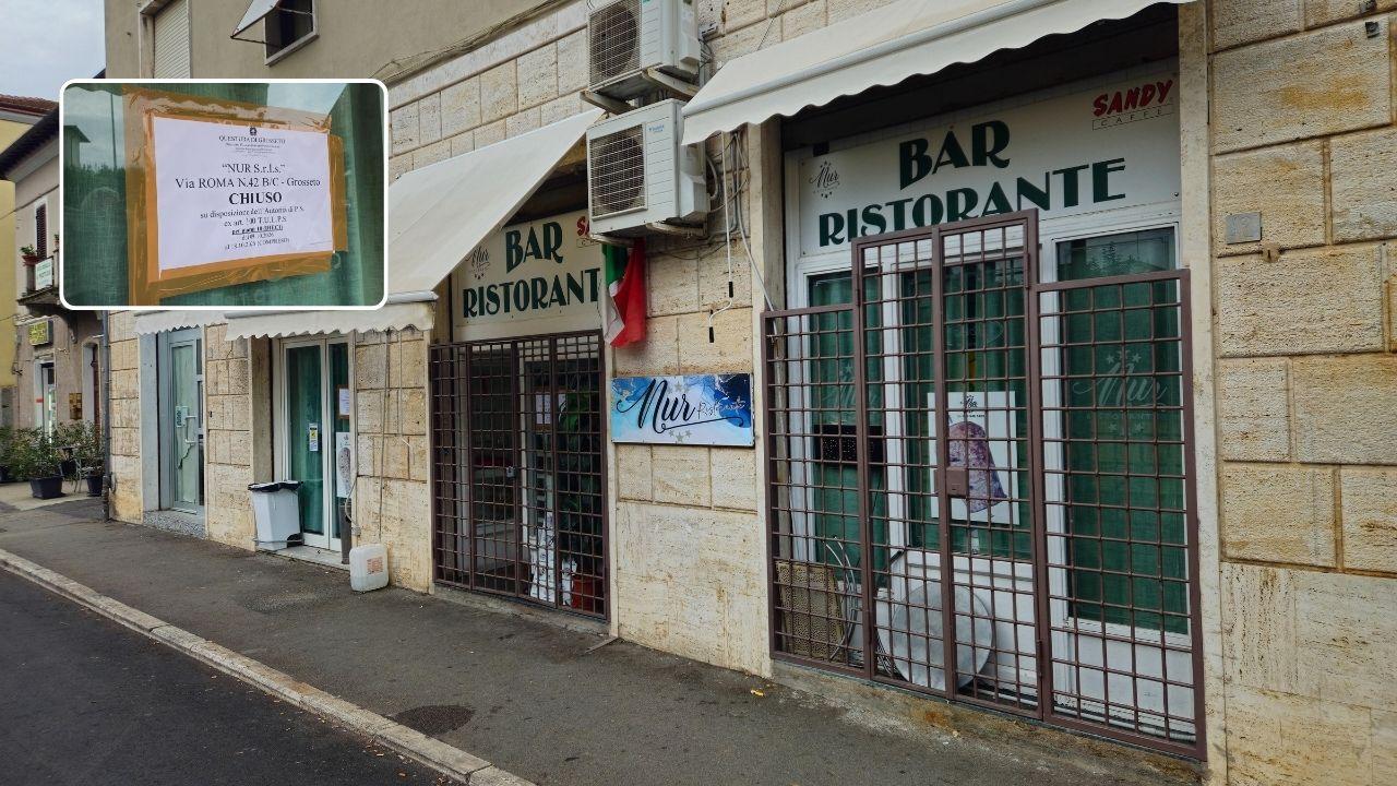 Il Nur Ristorante di via Roma chiuso dal questore (foto Agenzia Bf)