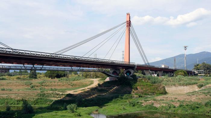 Uno scorcio del viadotto dell’Indiano