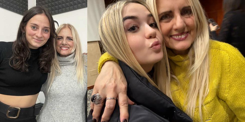 
	Gianna Martorella con Aurora Baldini (a sx) ed Esmeralda Mammoli (a dx)


