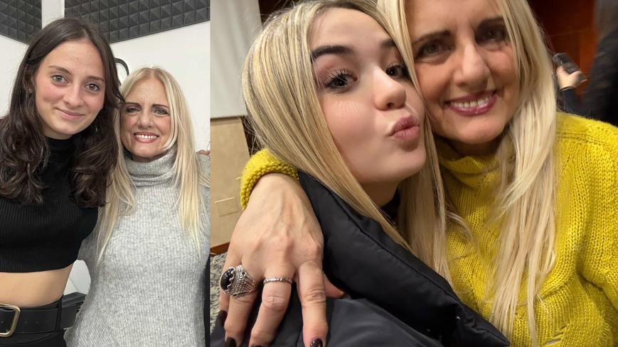 Gianna Martorella con Aurora Baldini (a sx) ed Esmeralda Mammoli (a dx)