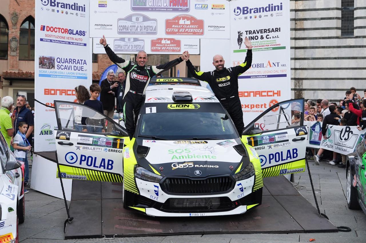 47° Rally Città di Pistoia: vittoria di forza per Pisani-Castiglioni (Škoda Fabia RS)