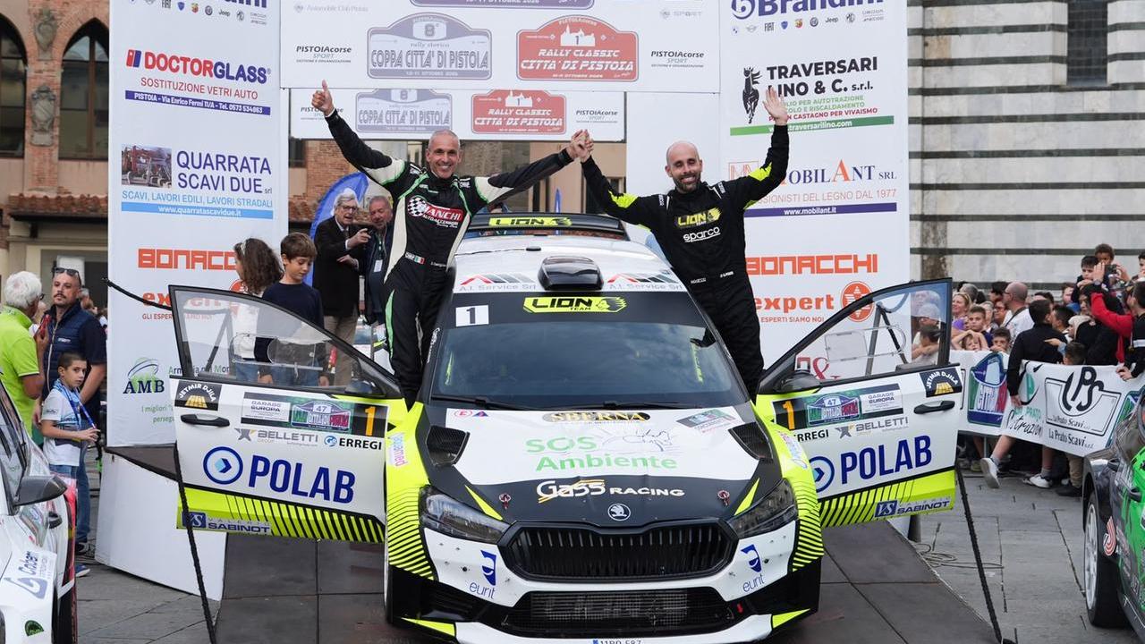47° Rally Città di Pistoia: vittoria di forza per Pisani-Castiglioni (Škoda Fabia RS)