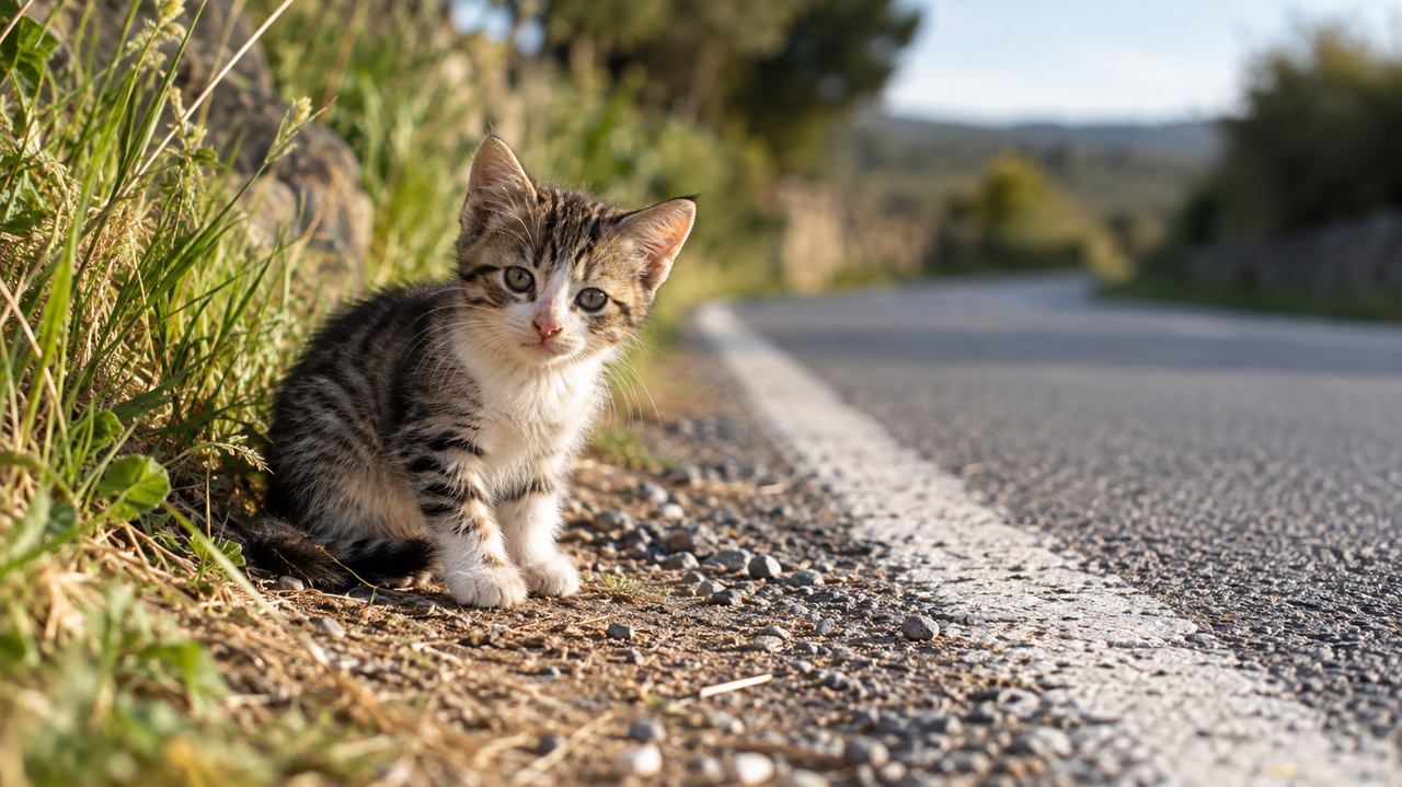 Ferma lo scuolabus per salvare un gattino, autista licenziata