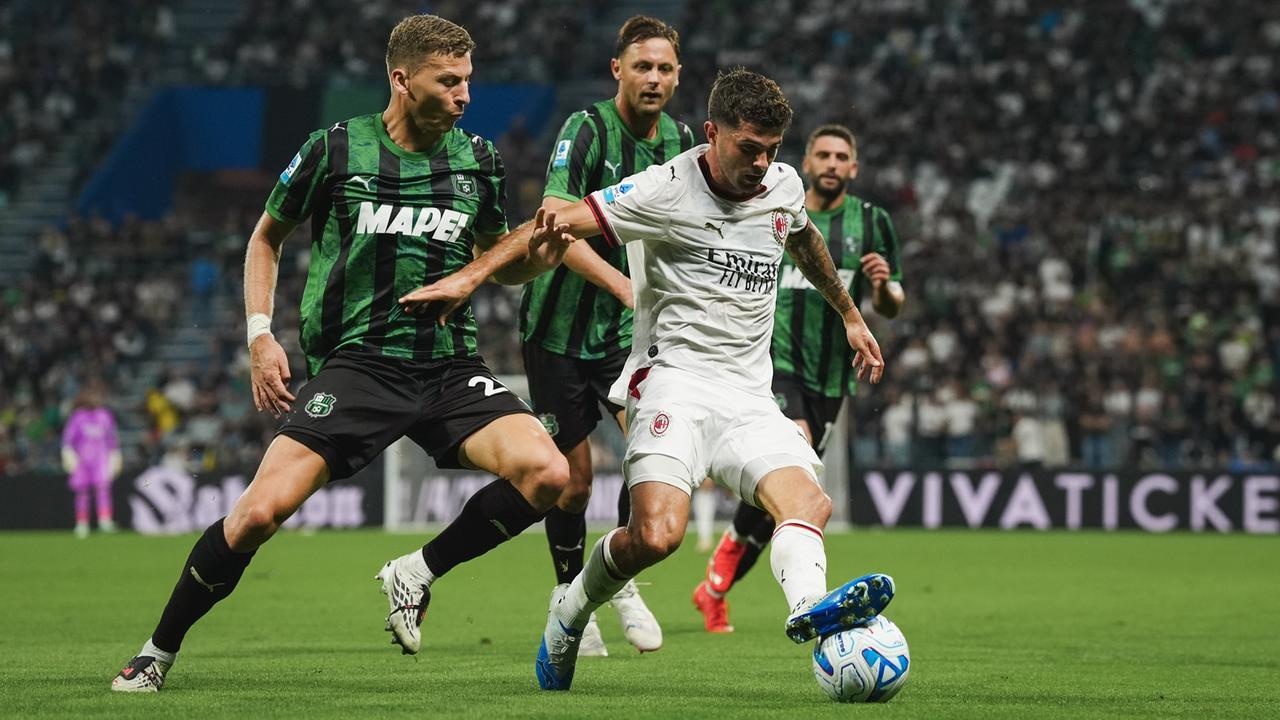 Sassuolo, buon punto con il Milan: a Rabiot risponde il subentrato Odenthal