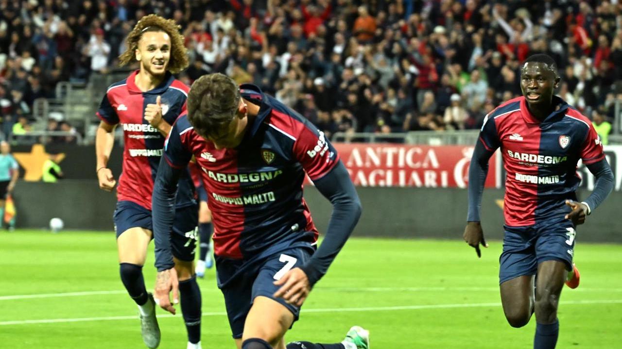 Daniel Maldini esulta dopo il gol (foto Mario Rosas)