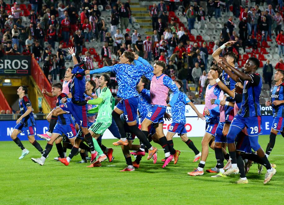 
	L'esultanza dei nerazzurri

