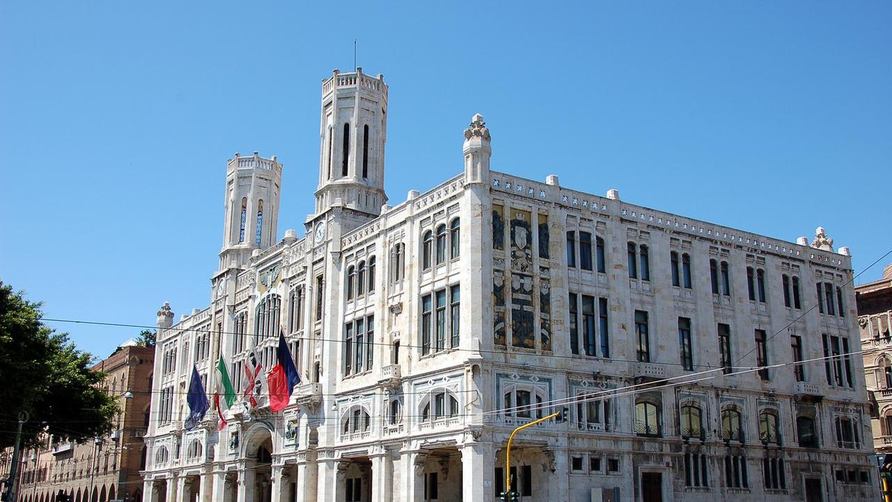 Il municipio di Cagliari