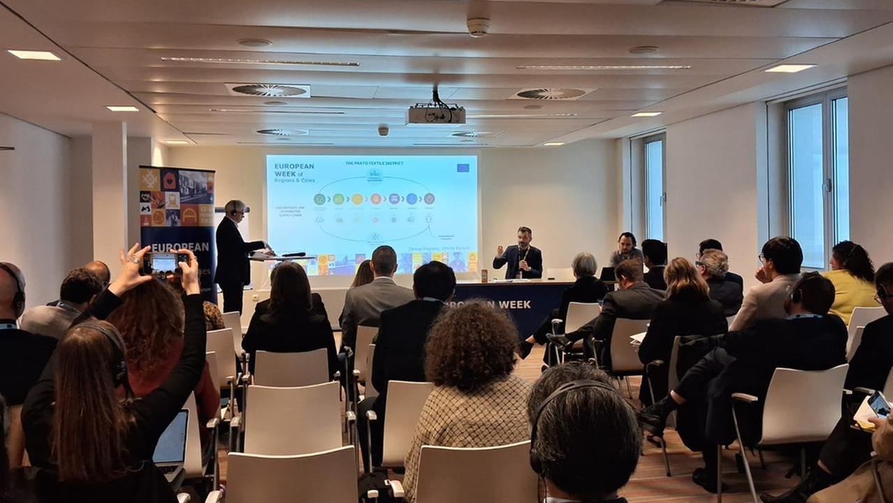 L'intervento del sindaco Biffoni al seminario di Bruxelles