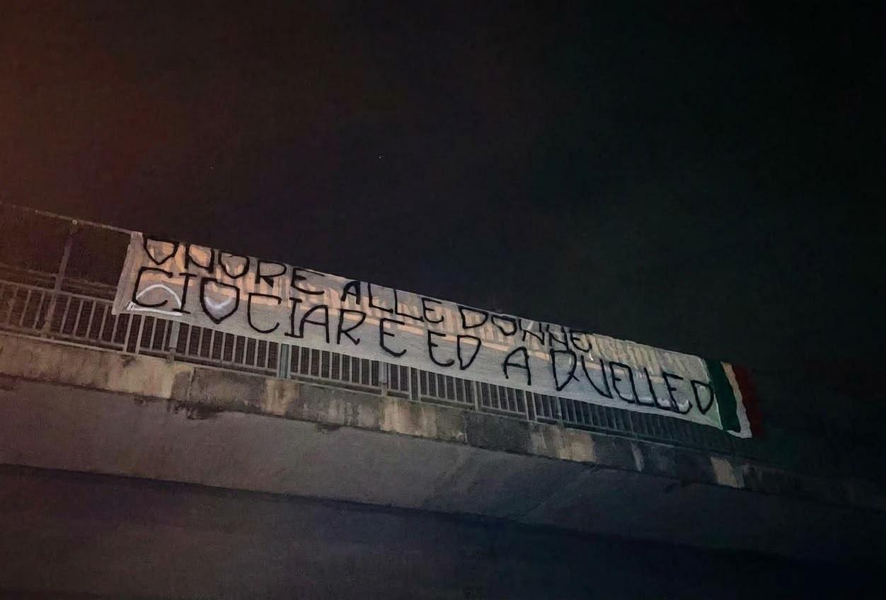 Pontedera, striscioni in Fi-Pl-Li sul caso “Giorgia Meloni ciociara”