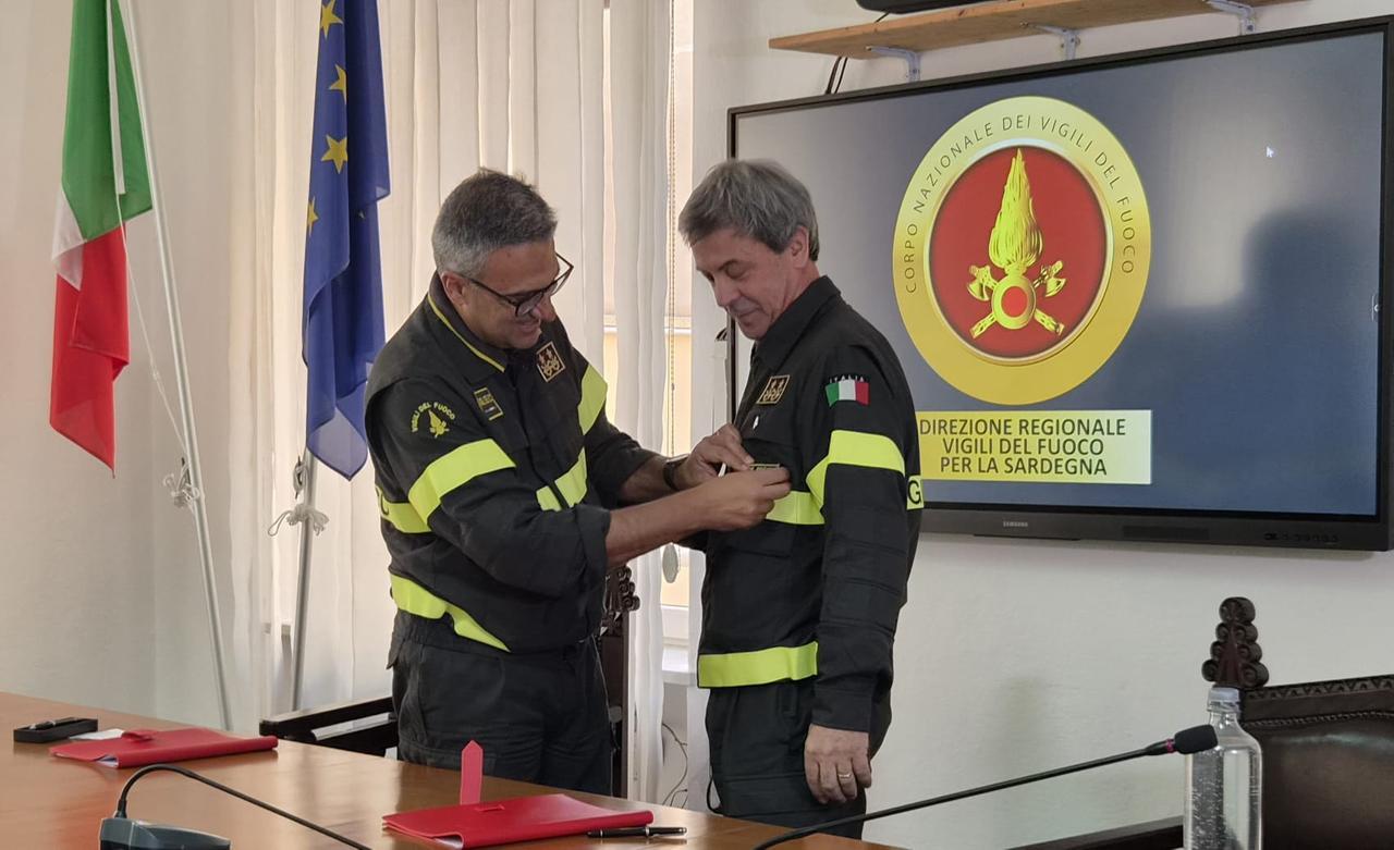 Vigili del fuoco della Sardegna, cambio ai vertici: il nuovo direttore regionale è il sardo Francesco Orrù
