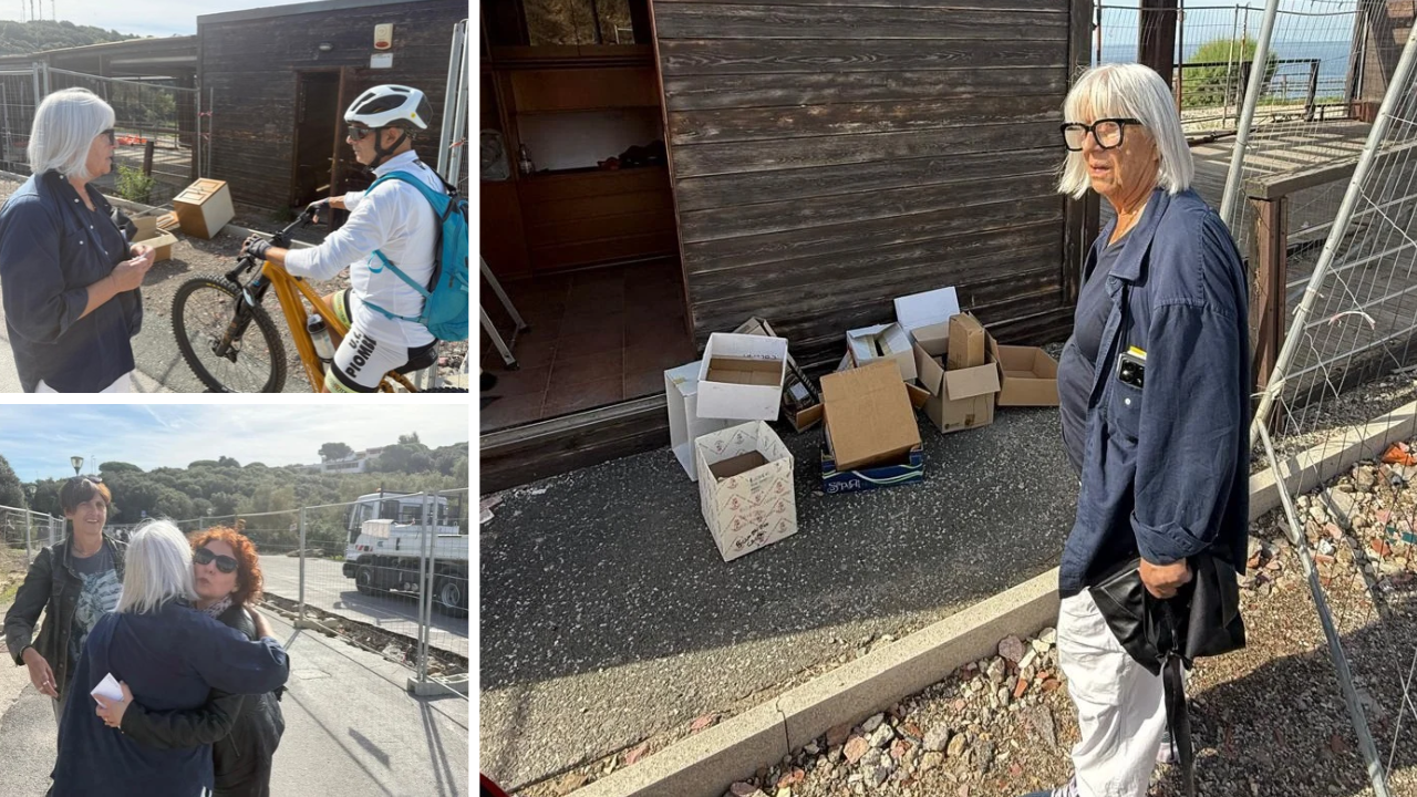 Giovanna Manneschi ieri (14 ottobre) davanti al Gattarossa