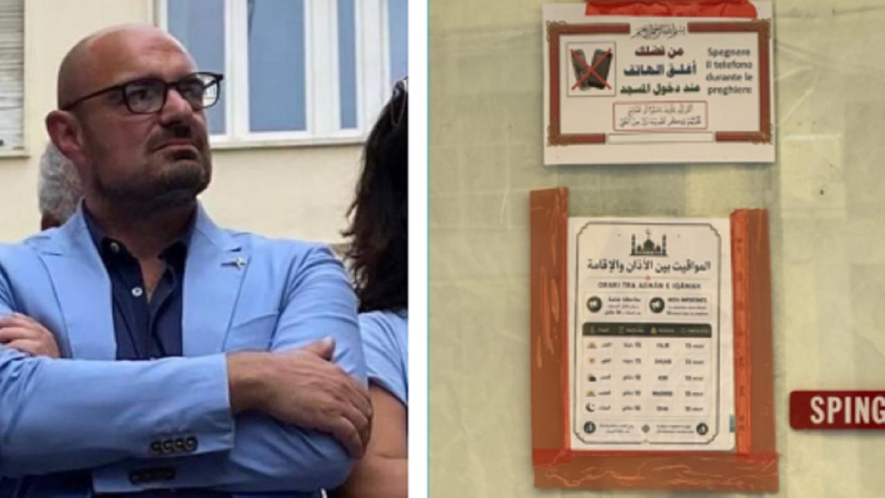 Carlo Ghiozzi e l'ingresso di una moschea che, secondo la Lega, è abusiva