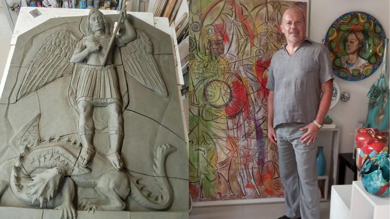 Sassari, lo scultore Marco Silecchia si racconta: «Le mie opere devono emozionare»