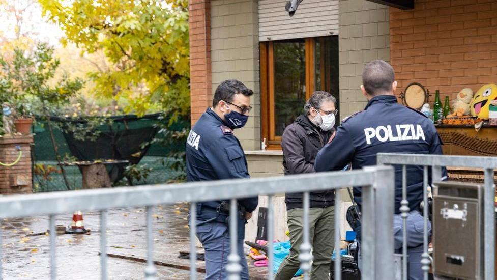 Il sopralluogo della polizia dopo l'omicidio di Milena Calanchi (2021)