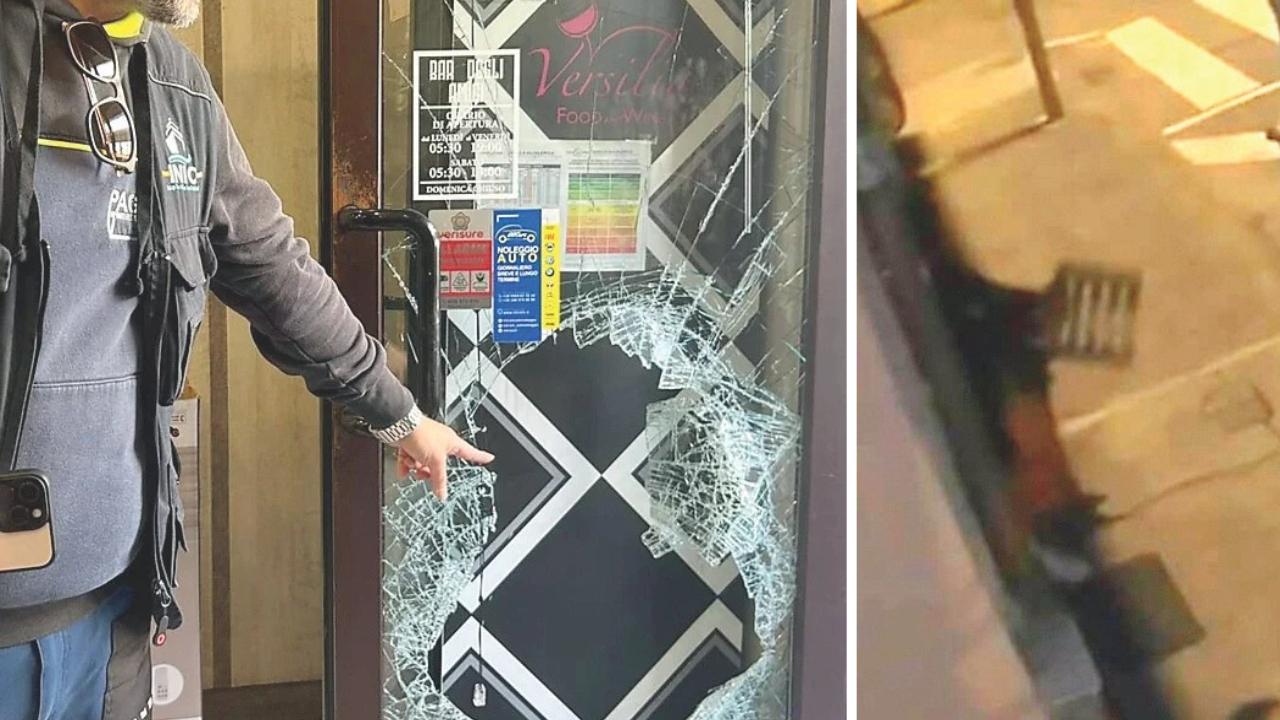 Viareggio, furto con spaccata al Bar degli Amici nel cuore della Darsena: arrestato uno dei due ladri