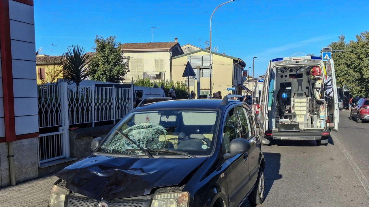 
	La scena dell&rsquo;investimento mortale del 13 settembre sulla Tosco Romagnola a Capanne

