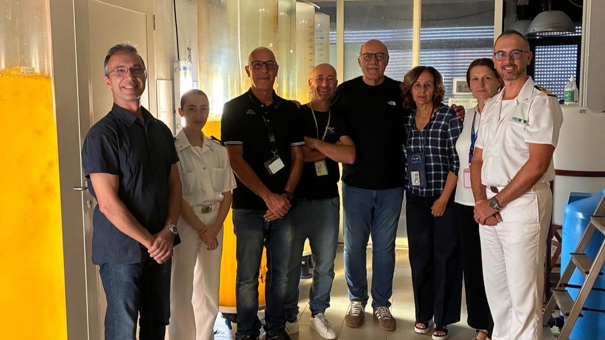 Mare, la capitaneria di porto in visita al centro marino di ricerca internazionale Imc – L’incontro istituzionale