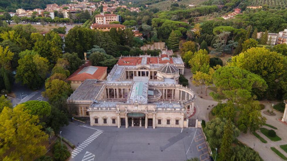 Lo stabilimento Tettuccio, simbolo delle terme di Montecatini