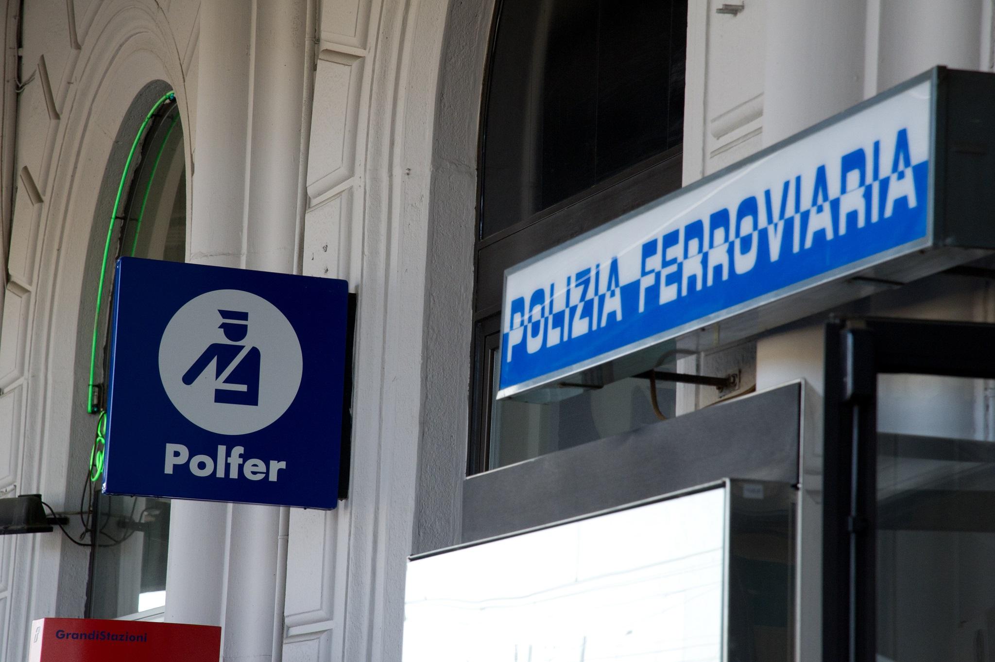 Una stazione della polfer (foto d'archivio)