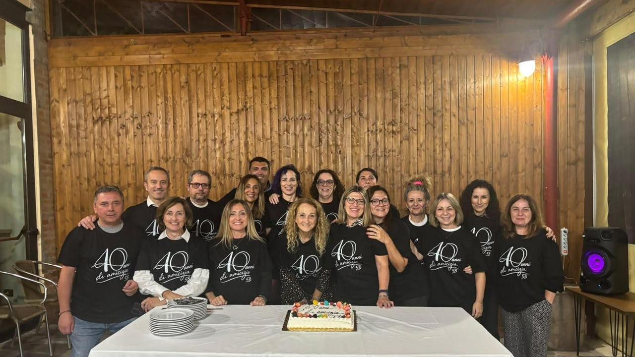 Gli ex compagni dell’ITF Città del Tricolore festeggiano 40 anni di amicizia