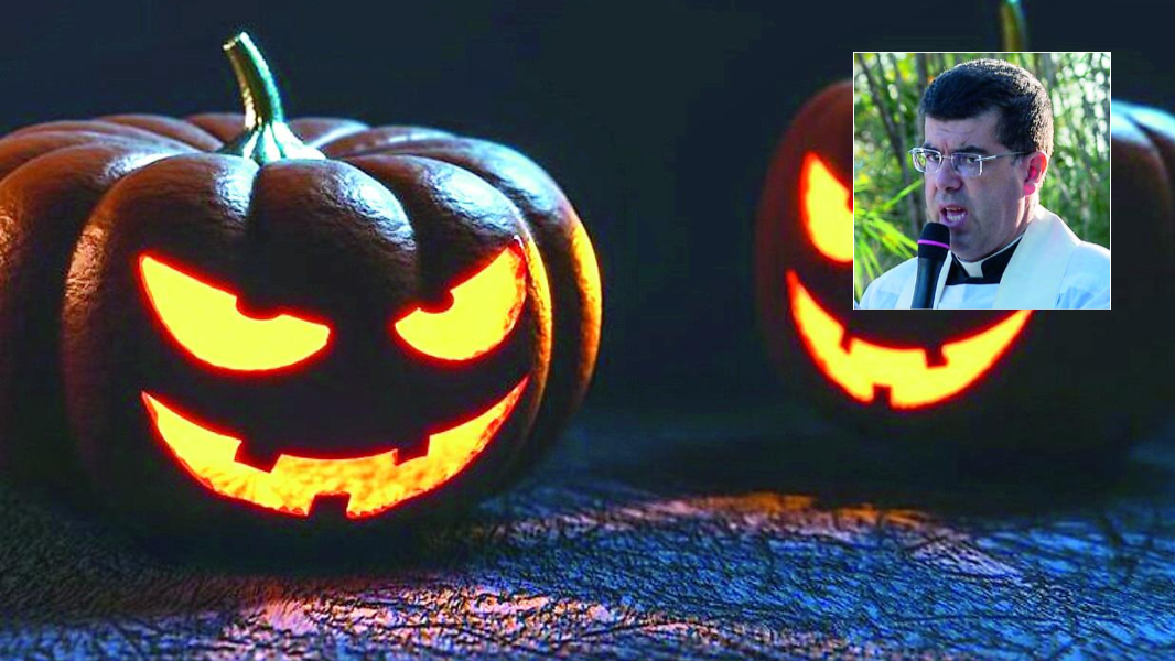 Al posto delle maschere da strega un costume da santo: il parroco sfida Halloween