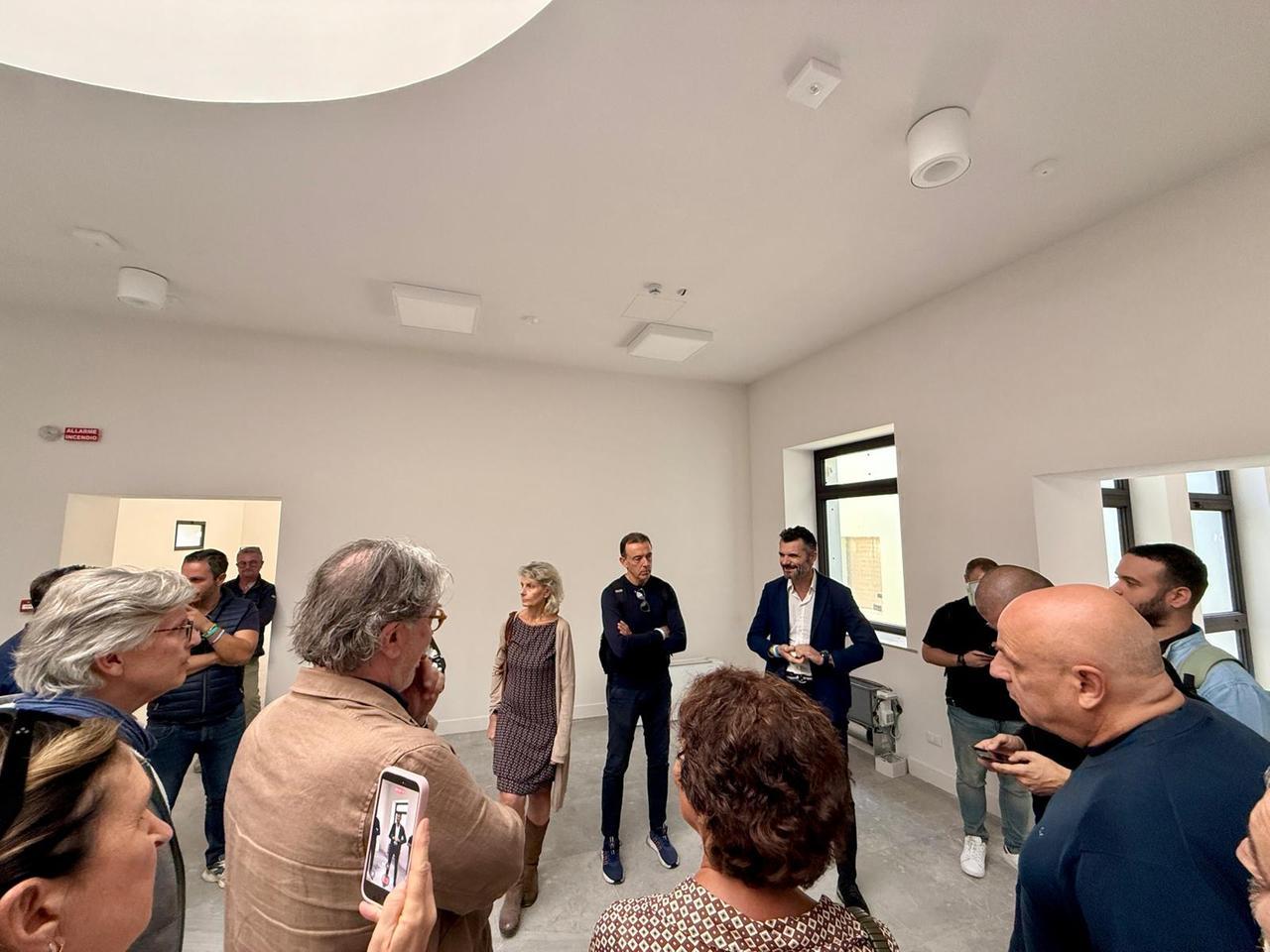 
	Il sopralluogo della commissione Lavori pubblici a Palazzo Pacchiani

