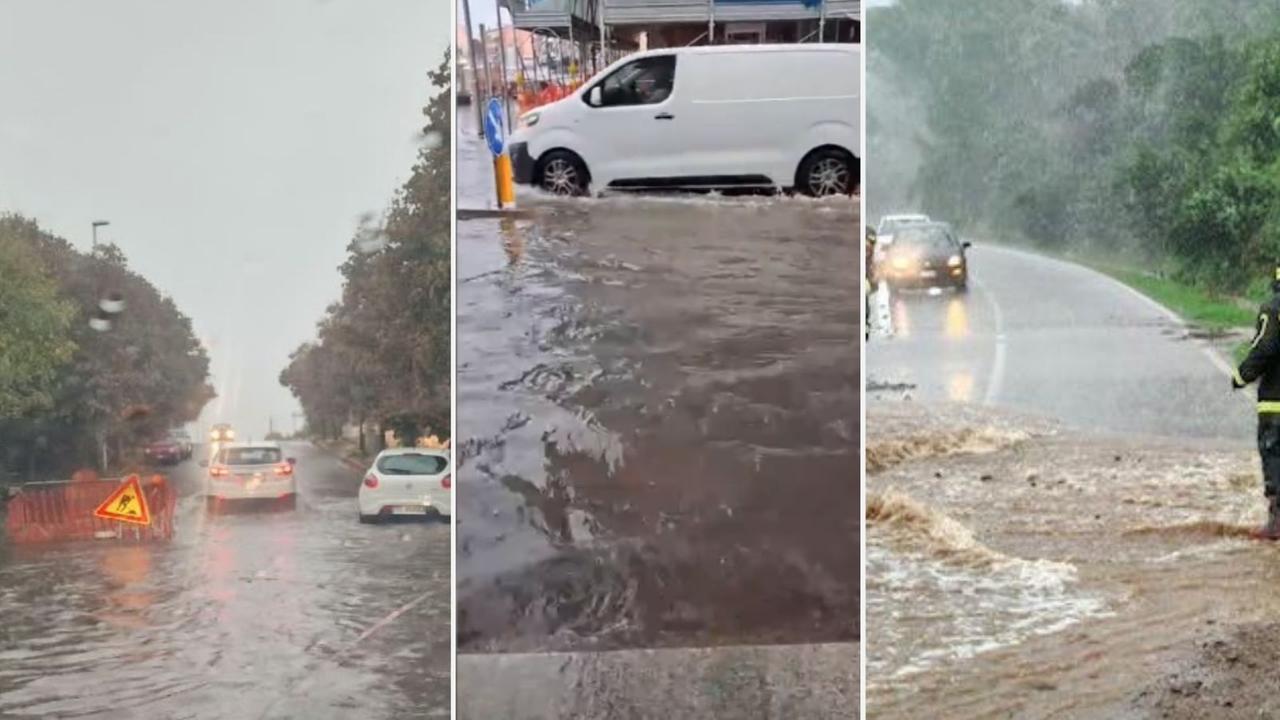 La tempesta Adam si abbatte sulla Sardegna, nubifragi da Sassari a Oristano: case evacuate e strade come fiumi