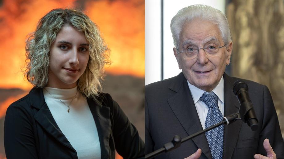 Anna Aiello e Sergio Mattarella