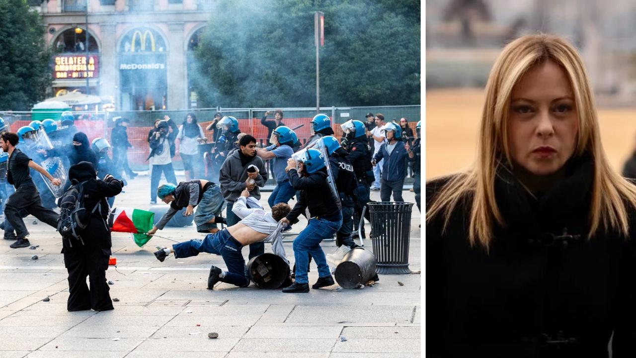 Decreto sicurezza, nasce il reato di partecipazione violenta a una manifestazione. La premier Meloni: «Chi rompe paga e se è minorenne pagano i genitori»