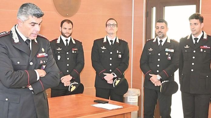 Carabinieri, quattro nuovi ufficiali prendono servizio nell’isola: ecco i nomi