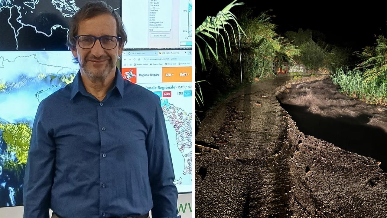 Francesco Meneguzzo e i danni dal maltempo in Toscana