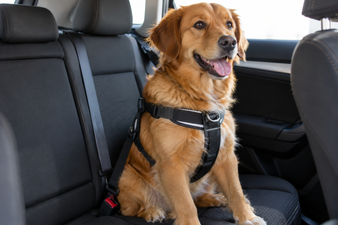 Cani e gatti in auto, obbligo di cintura o trasportino. In arrivo multe salate