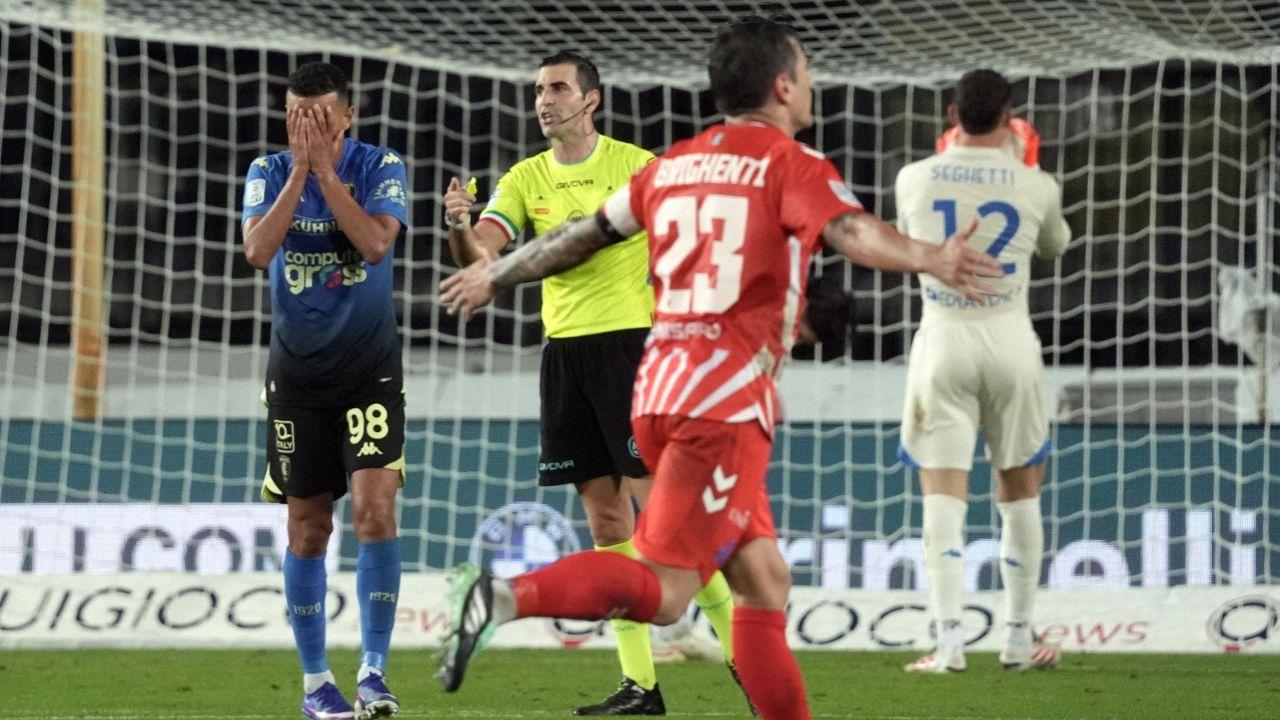 
	La delusione azzurra (foto Nucci)

