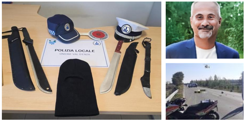 Incidente mortale a Sant’Ilario, machete e passamontagna nell’auto dell’investitore. La famiglia della vittima: «Luigi era prudente»