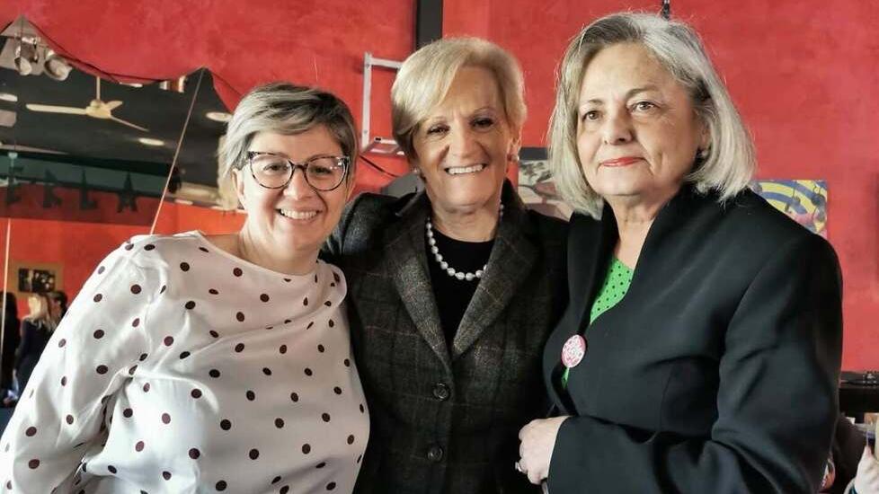 Da sinistra: Tania Cintelli, Livia Turco e Donatella Fornaciari