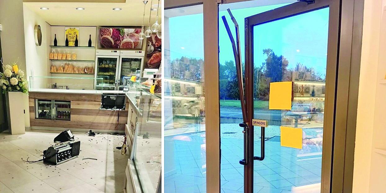 Furto nella notte al forno Borelli: disintegrata la cassa con 1.500 euro