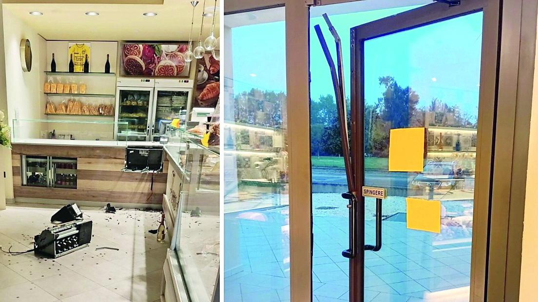 Furto nella notte al forno Borelli: disintegrata la cassa con 1.500 euro