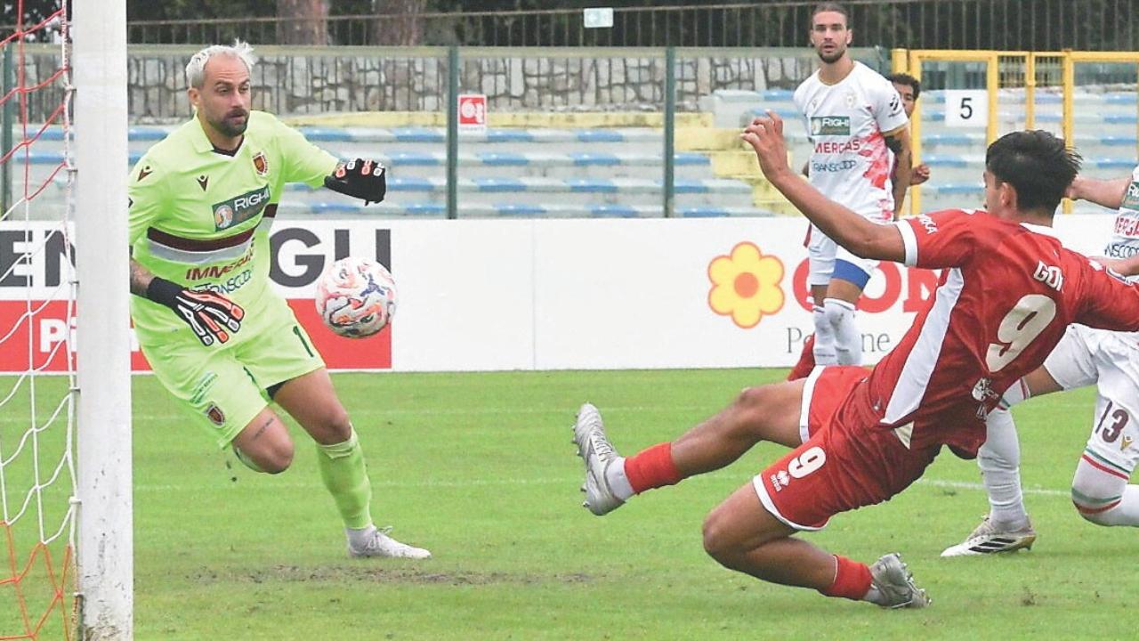 
	Il gol di Gori (Foto: Agenzia BF)

