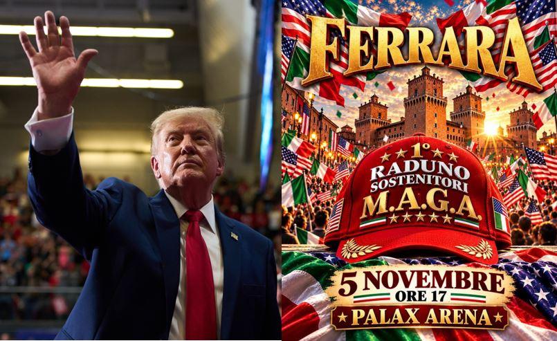 Nascono gli “Italiani con Trump”: il primo raduno sarà a Ferrara