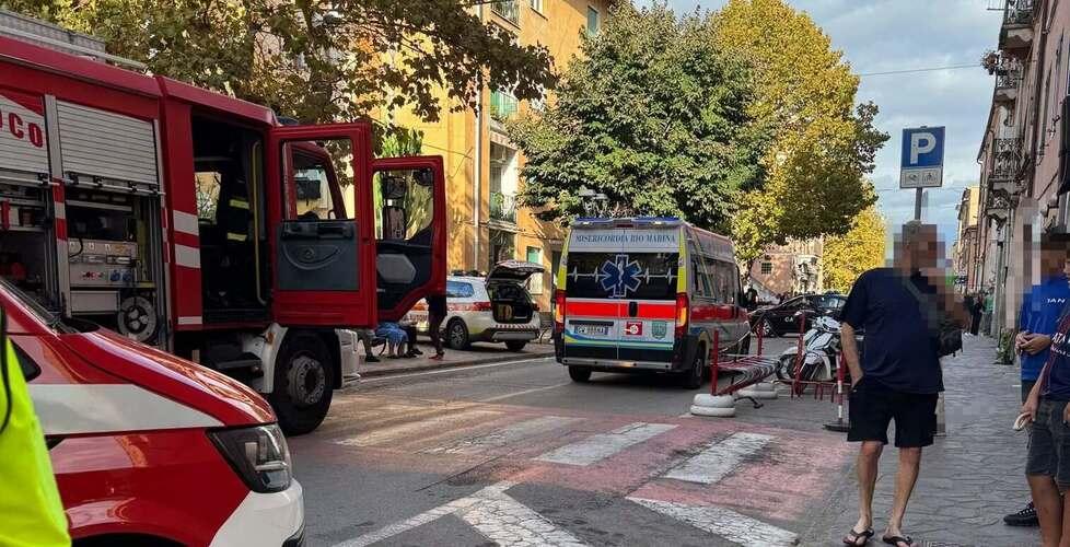 
	L'intervento dei vigili del fuoco

