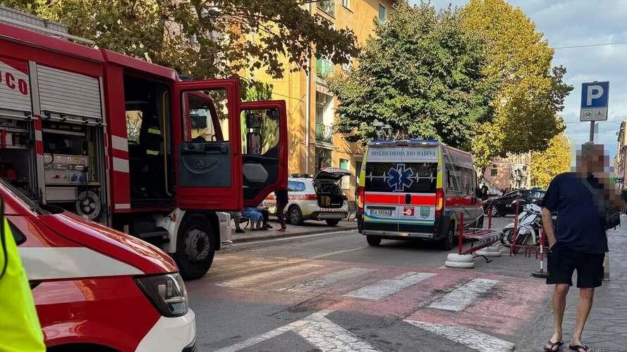L'intervento dei vigili del fuoco