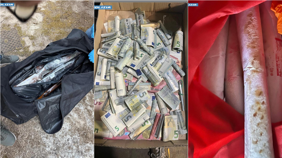 Traffico di armi e cocaina, blitz della polizia nel Nuorese: sequestrati anche esplosivi. Un arresto e sette denunce – VIDEO
