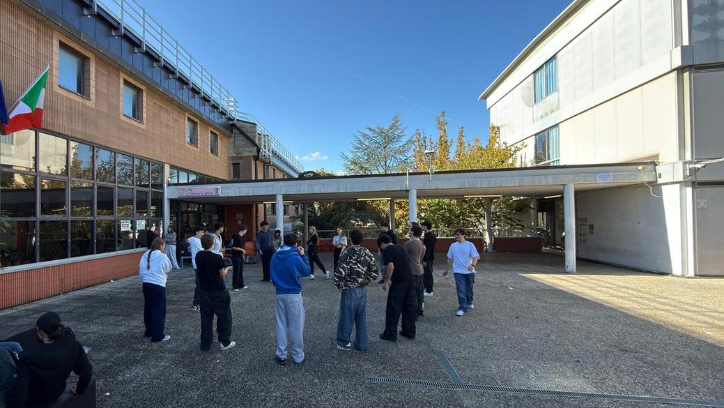 Empoli, 26-10-2026.
Occupazione delle scuole da parte degli studenti.
Istituto Superiore Il Pontormo via Sanzio.
Foto Nucci