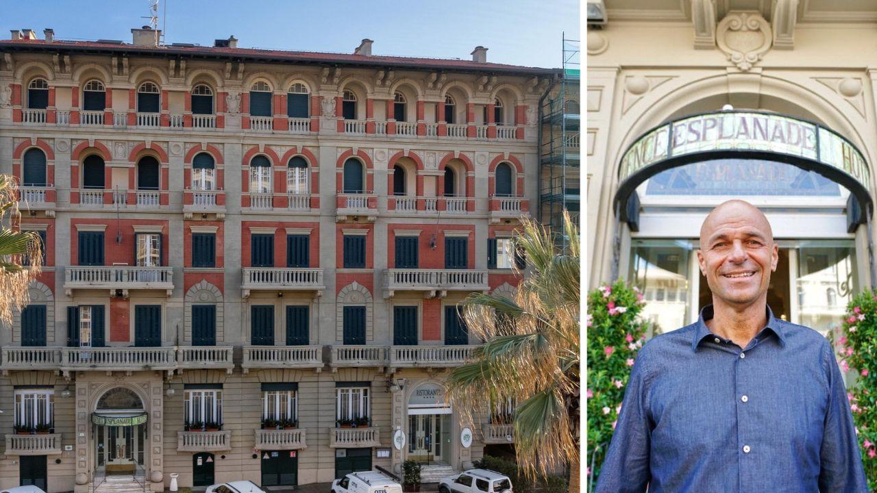 Francesco Becciani e l'hotel