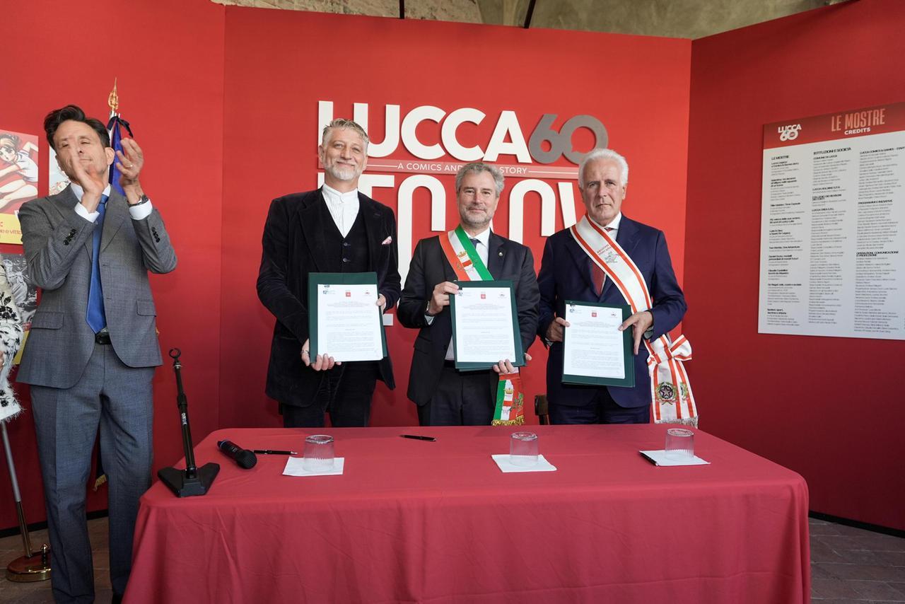 Ministero, Regione e Comune siglano l’accordo per il Museo del Fumetto a Lucca