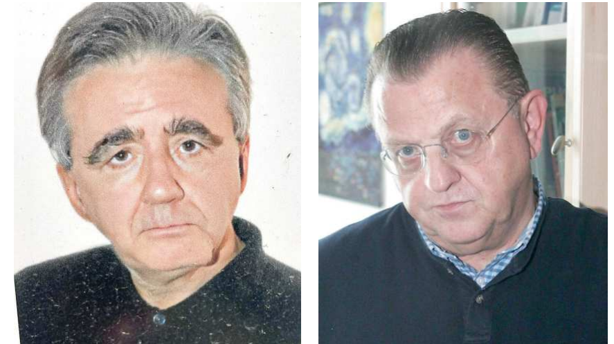 A sinistra la vittima Alfredo Tamagnini, accato il cugino Elico Fantuzzi